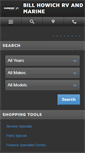 Mobile Screenshot of billhowichrvandmarine.com